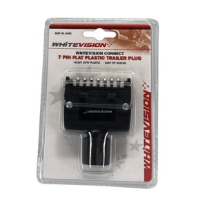 Whitevision Trailer Plug - Flat 7 Pin Blister
