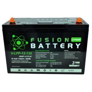 V-LFP-12-135 Fusion Lithium 12V Deep Cycle Battery