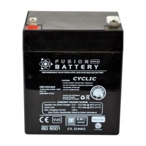 CBC12V5.6AH Fusion AGM 12V Deep Cycle Battery
