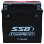 YTX14-BS SSB Powersport MF Motorcycle Battery
