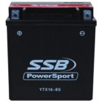 YTX16-BS SSB Powersport MF Motorcycle Battery