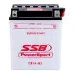 CB14-B2 SSB Powersport Flooded Motorcycle Battery
