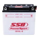 CB16L-B SSB Powersport Flooded Motorcycle Battery