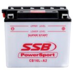 CB16L-A2 SSB Powersport Flooded Motorcycle Battery