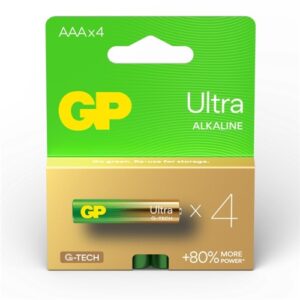 GP Ultra Alkaline AAA – Card of 4