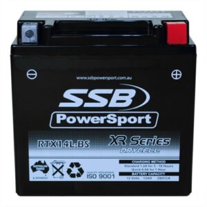RTX14L-BS SSB XR Series Motorcycle Battery