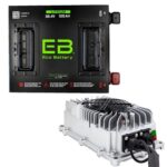 Eco Battery Lithium Golf Cart Battery - 51v 105Ah - Includes Battery, Charger, State of Charge Meter, Receptacle