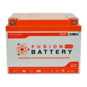CBC12V26AH Fusion AGM 12V Deep Cycle Battery